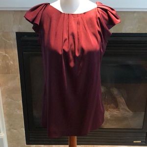 Banana Republic Size Small Maroon Blouse